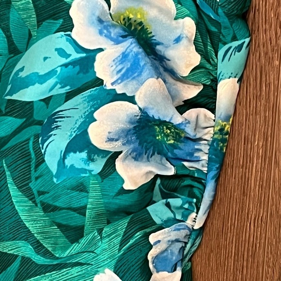 Women's Plus Size‎ 20 Vintage Gabarll Swimwear Tropical One Piece Swim Suit - Picture 6 of 10